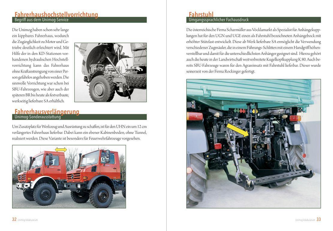Beispielinhalt (Bild) Illustriertes Unimog Vokabularium