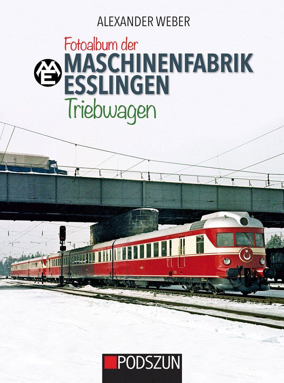 Vorderes Coverbild Fotoalbum der Maschinenfabrik Esslingen: Triebwagen