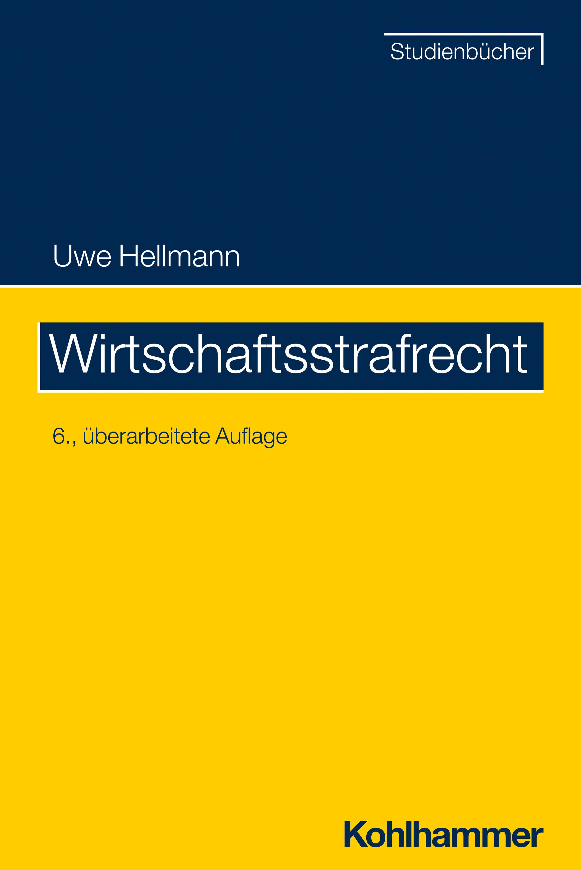 Vorderes Coverbild Wirtschaftsstrafrecht