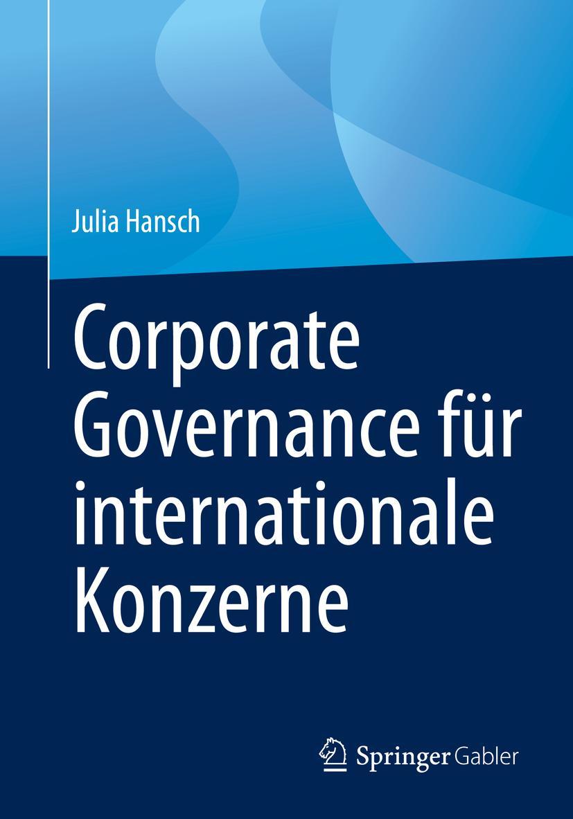 Vorderes Coverbild Corporate Governance für internationale Konzerne