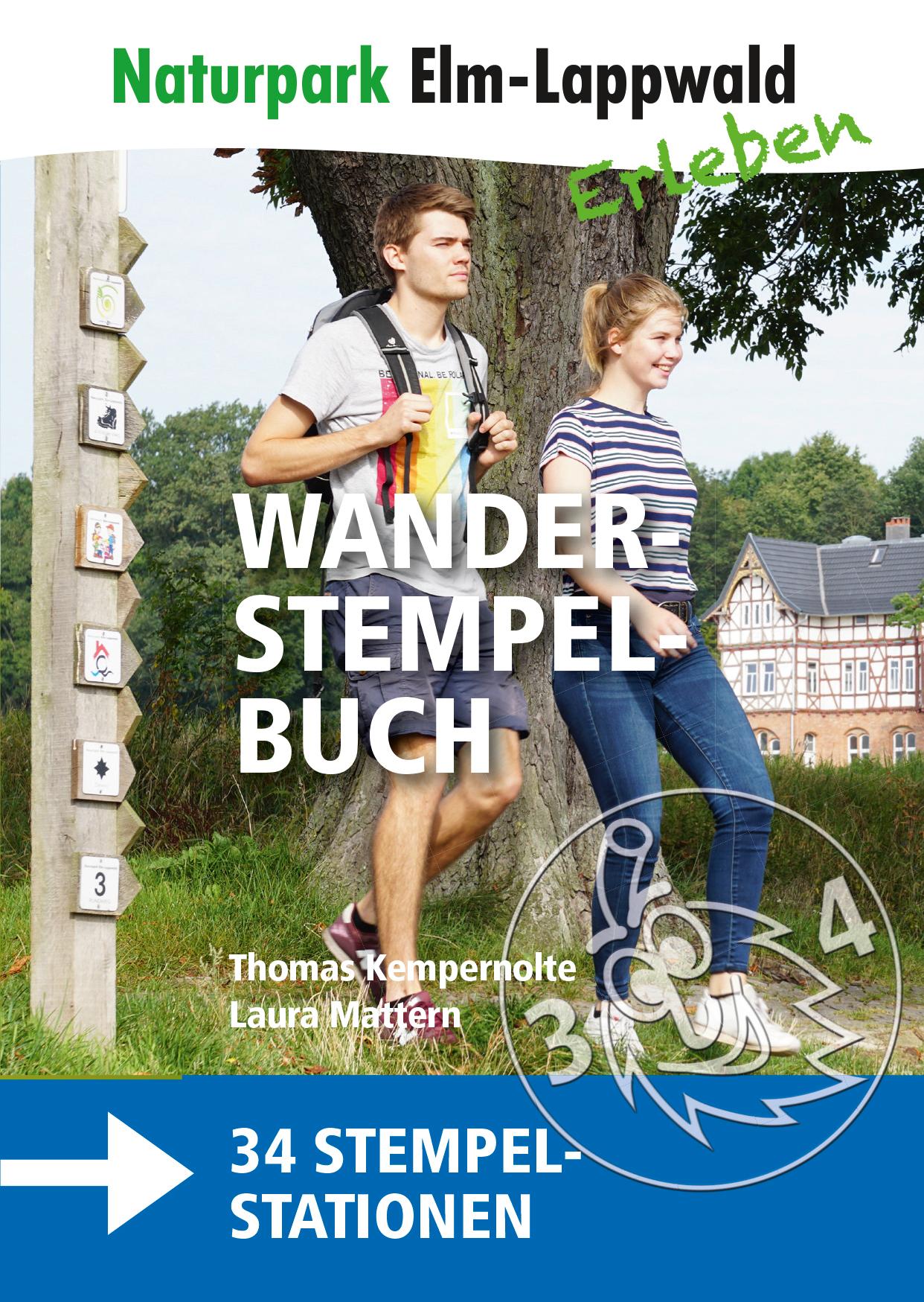 Vorderes Coverbild Naturpark Elm-Lappwald - Wanderstempelbuch plus Karte