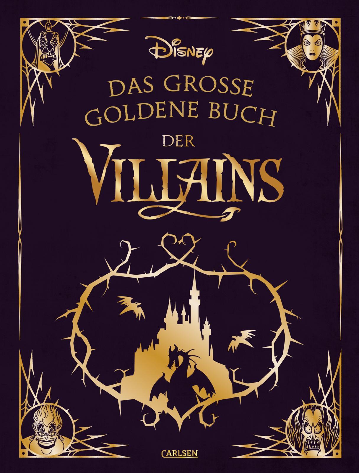 Vorderes Coverbild Disney: Das große goldene Buch der Villains