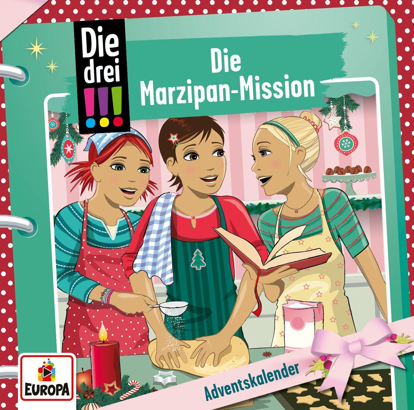 Vorderes Coverbild Die drei !!!: Adventskalender. Die Marzipan-Mission