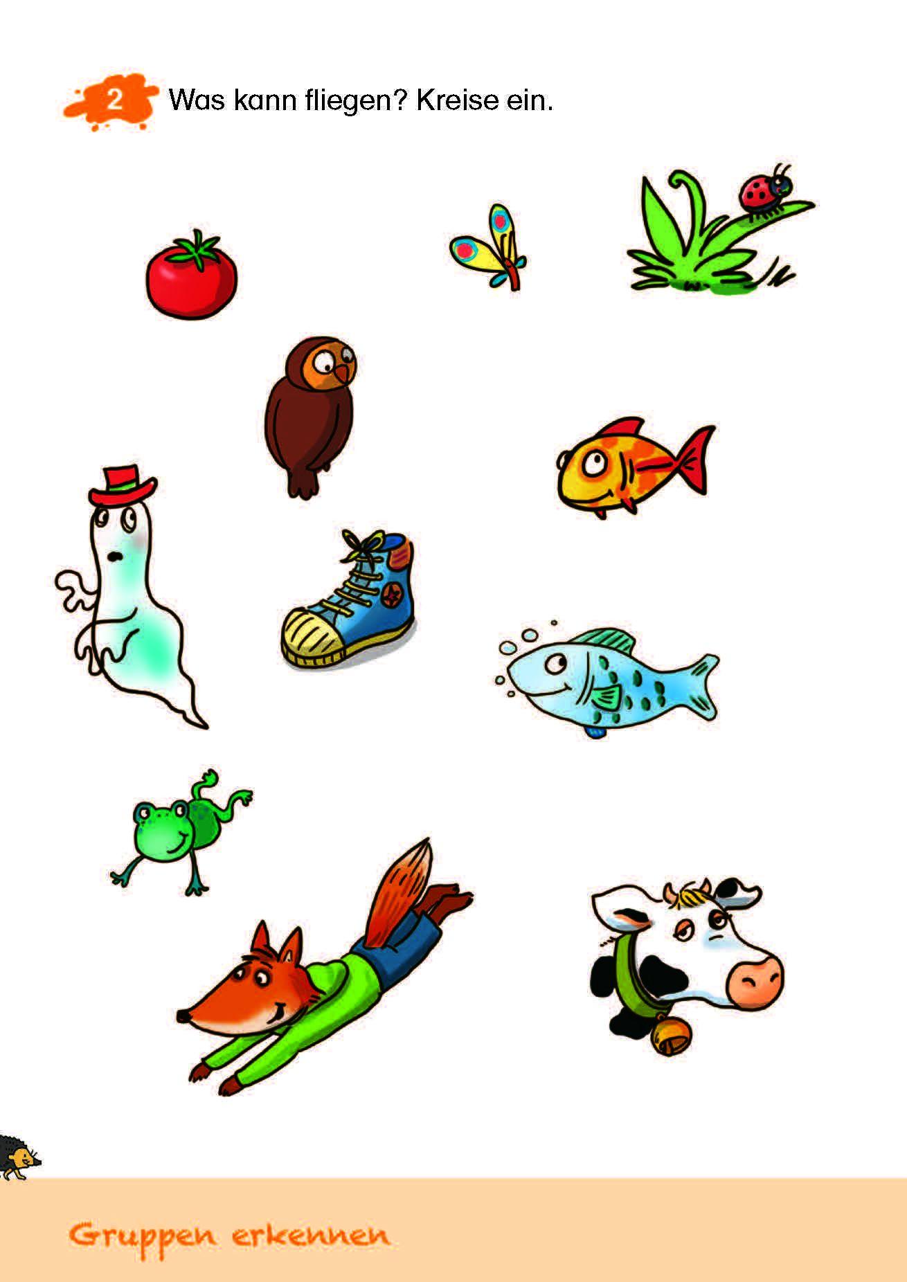 Beispielinhalt (Bild) Mein Spiel- und Lernblock 1 - Abenteuer im Wald