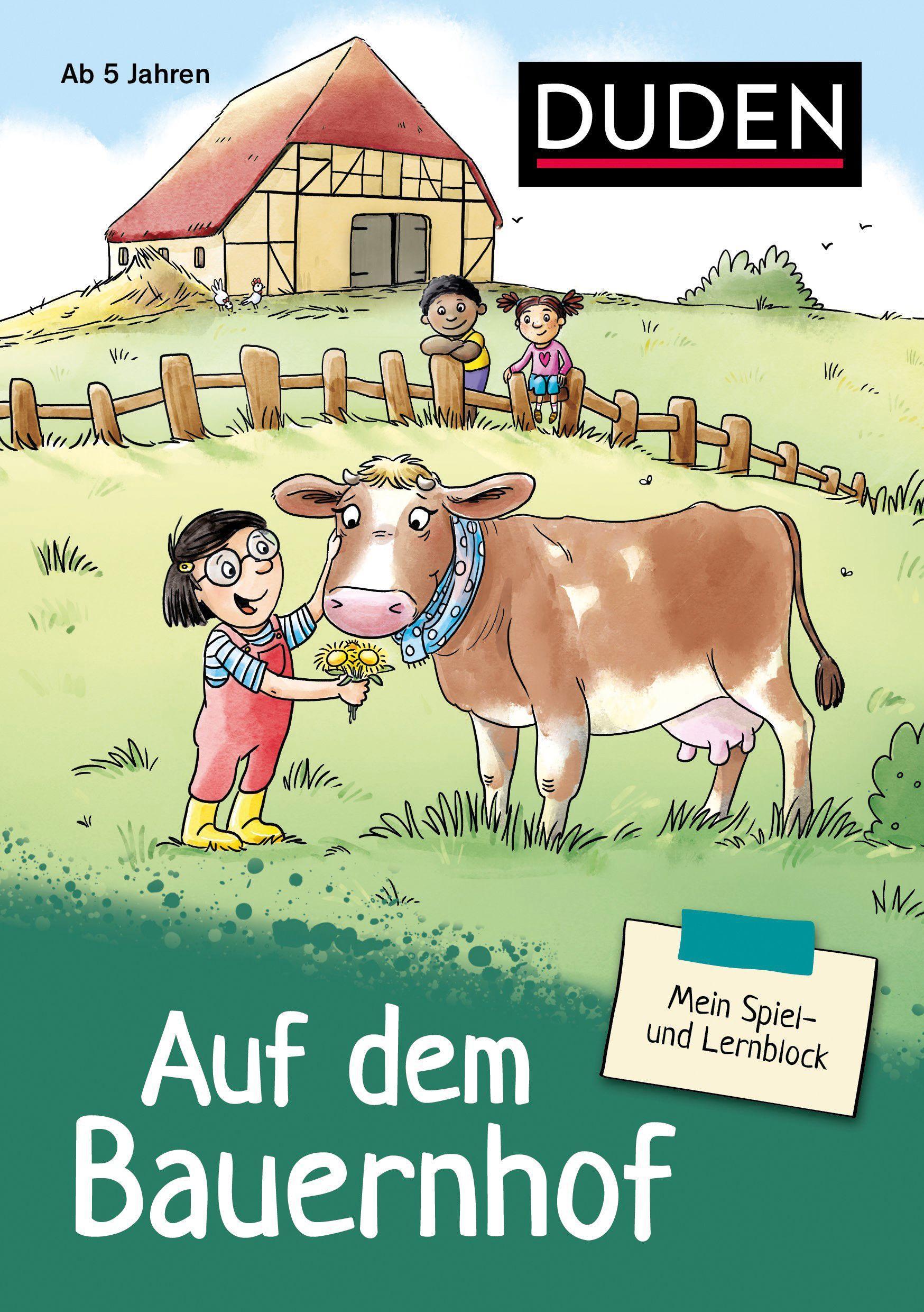 Vorderes Coverbild Mein Spiel- und Lernblock 2 - Auf dem Bauernhof