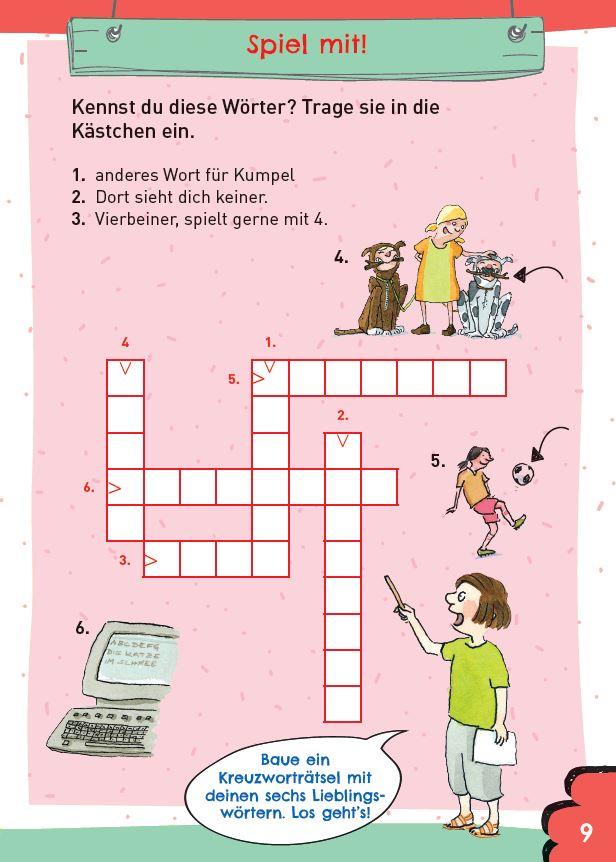 Beispielinhalt (Bild) Die superdicken Kreuzworträtselknacker ? ab 7 Jahren (Band 1)