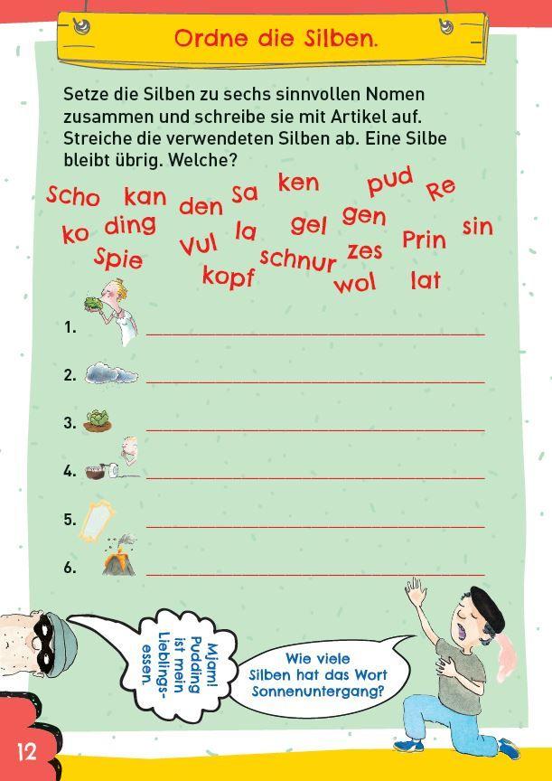 Beispielinhalt (Bild) Die superdicken Kreuzworträtselknacker ? ab 8 Jahren (Band 2)