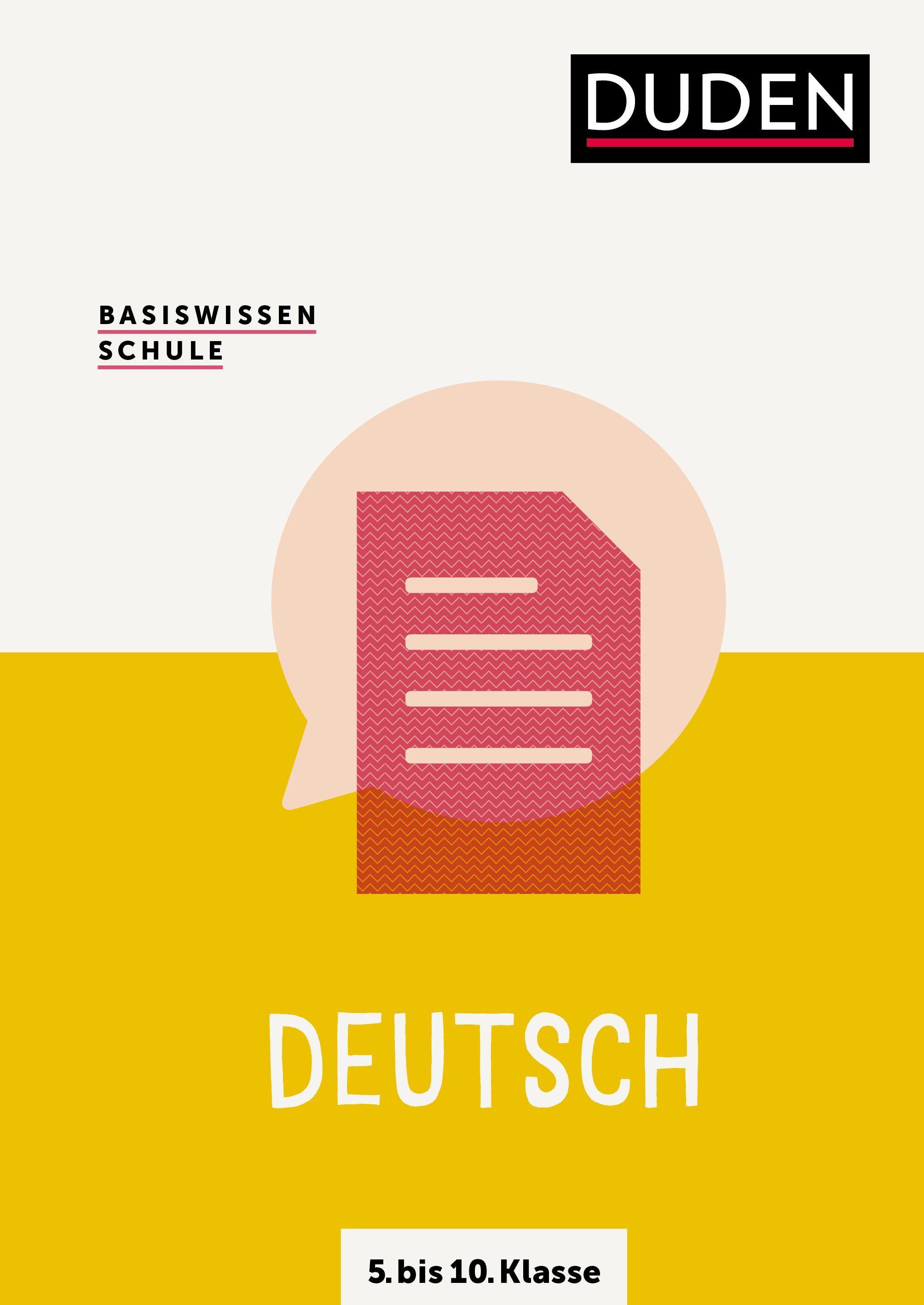 Vorderes Coverbild Basiswissen Schule ? Deutsch 5. bis 10. Klasse