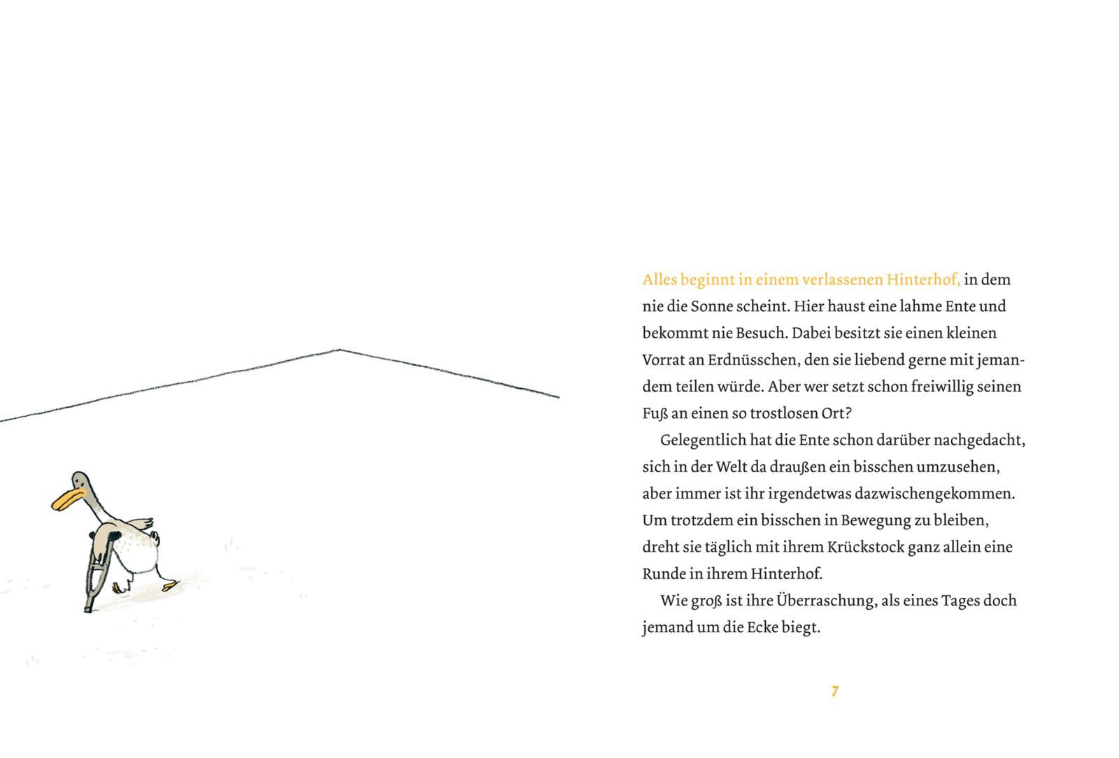 Beispielinhalt (Bild) Lahme Ente, blindes Huhn