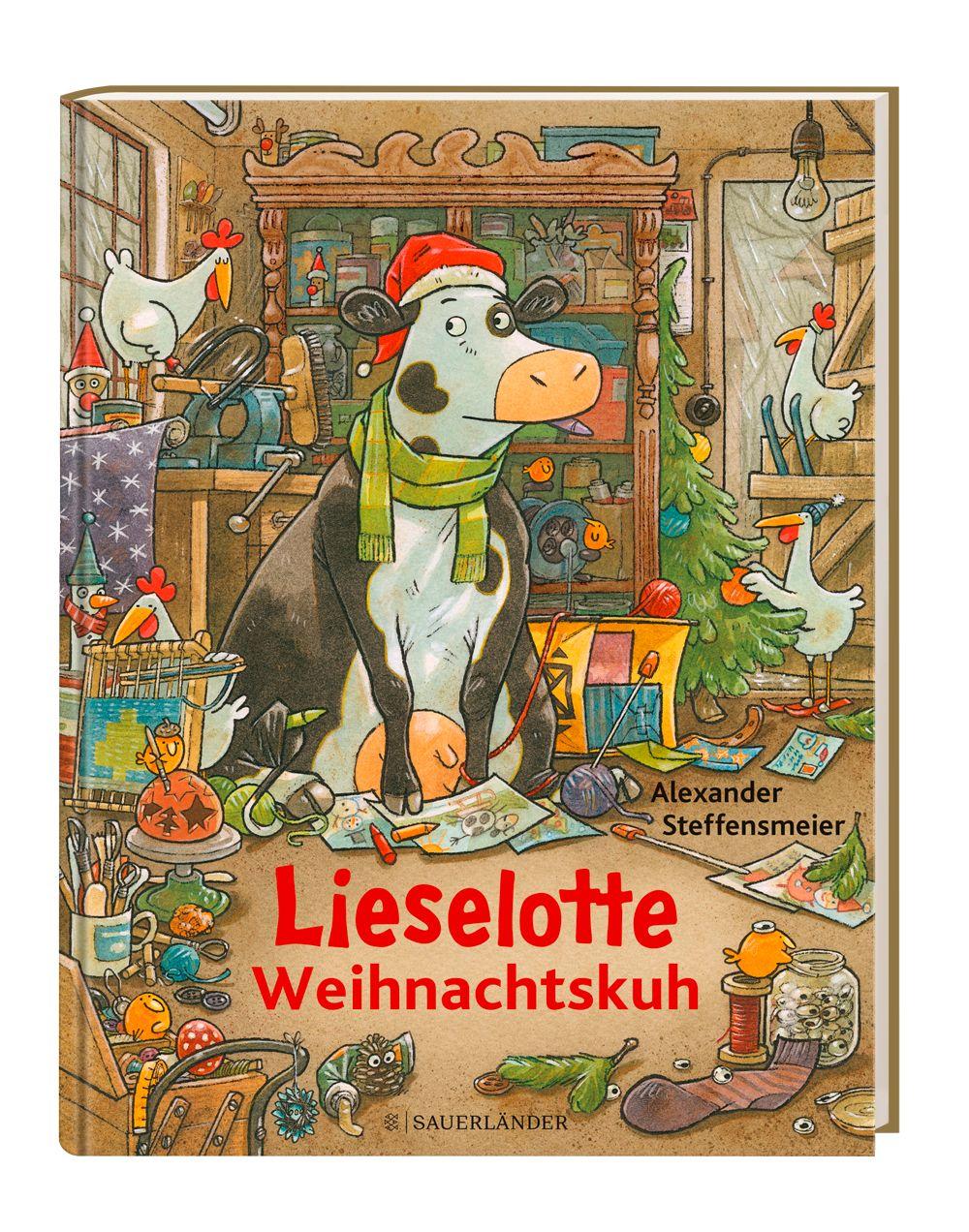 Beispielinhalt (Bild) Lieselotte Weihnachtskuh