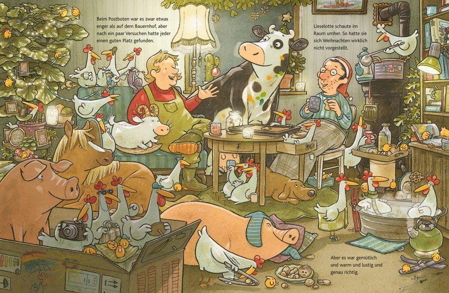 Beispielinhalt (Bild) Lieselotte Weihnachtskuh