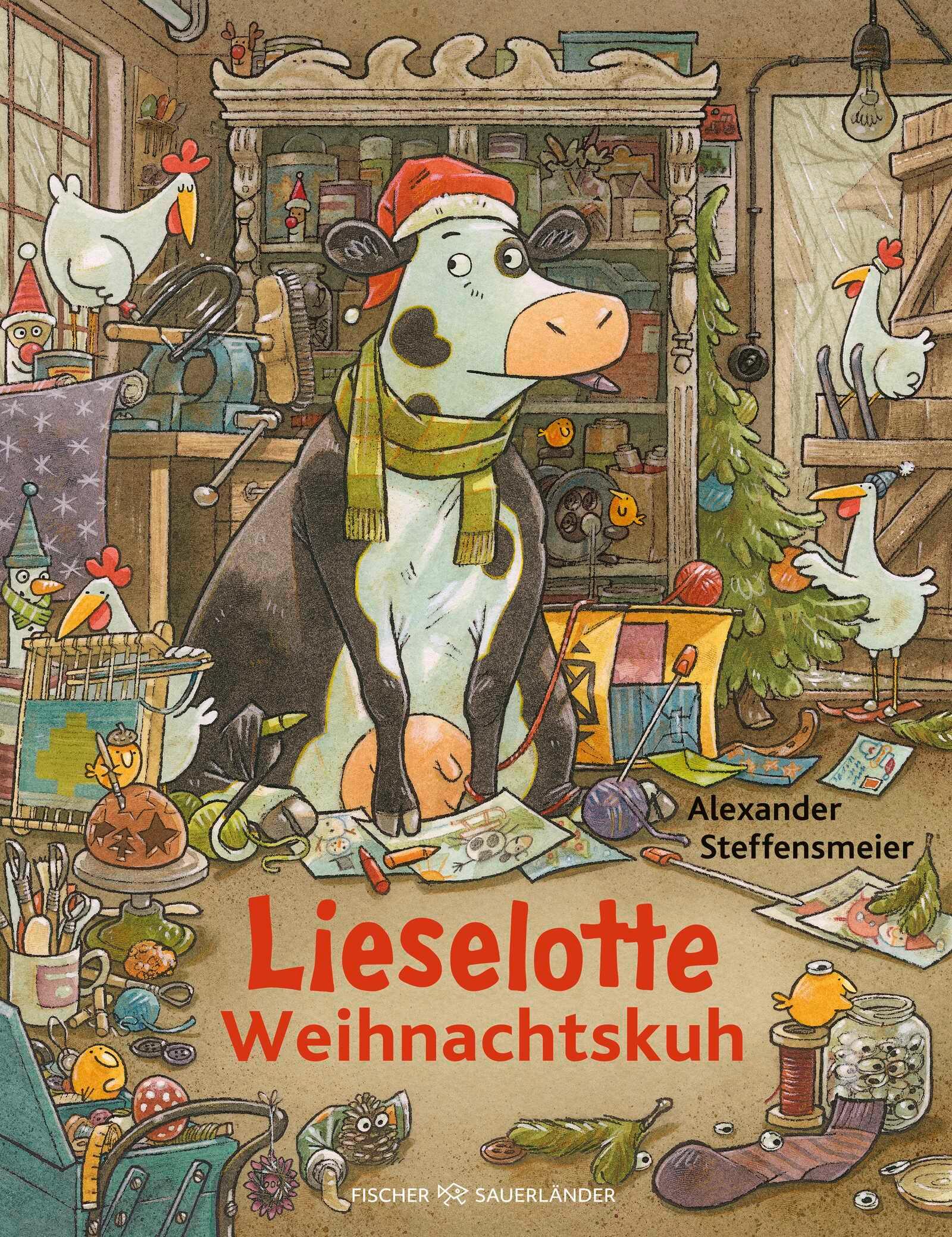 Vorderes Coverbild Lieselotte Weihnachtskuh