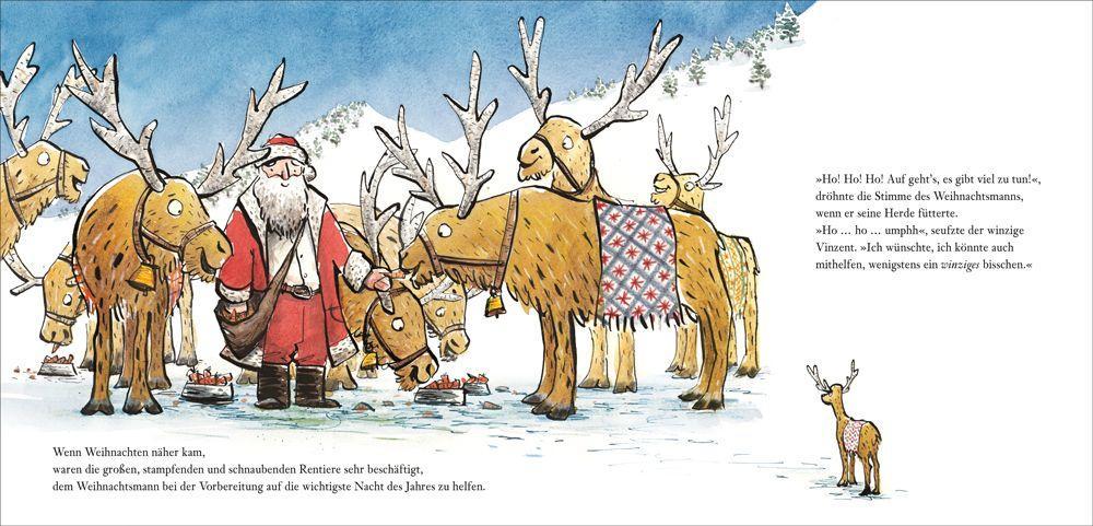 Beispielinhalt (Bild) Der winzige Vinzent und eine große Weihnachtsüberraschung