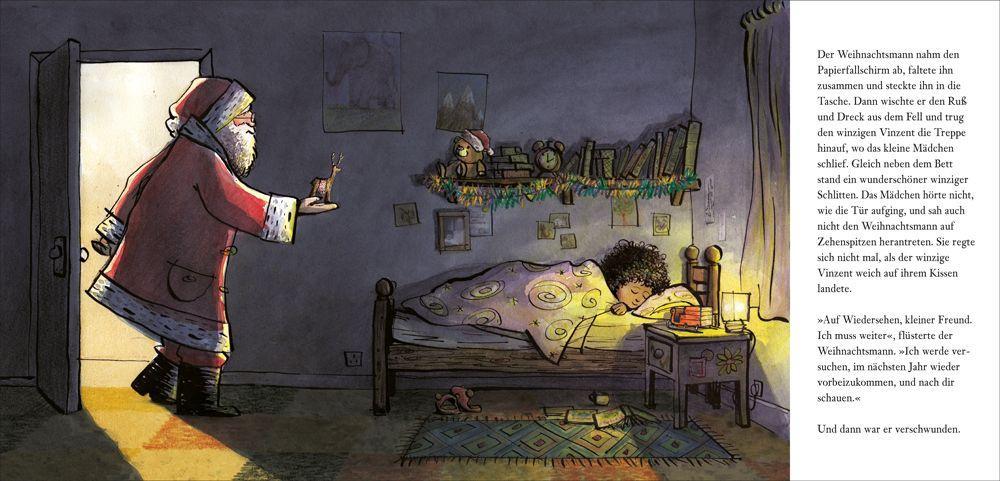 Beispielinhalt (Bild) Der winzige Vinzent und eine große Weihnachtsüberraschung