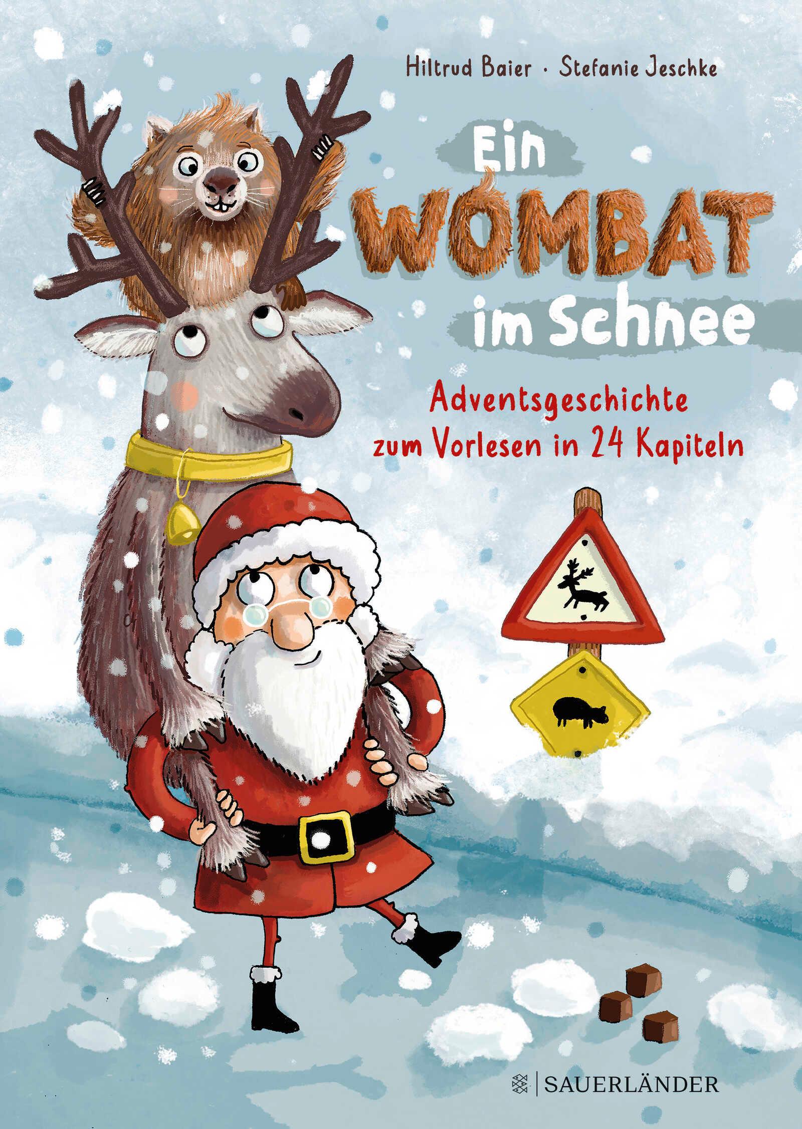 Vorderes Coverbild Ein Wombat im Schnee. Adventsgeschichte zum Vorlesen in 24 Kapiteln