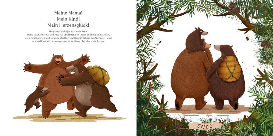 Beispielinhalt (Bild) Komm in Mamas Arme, kleiner Bär