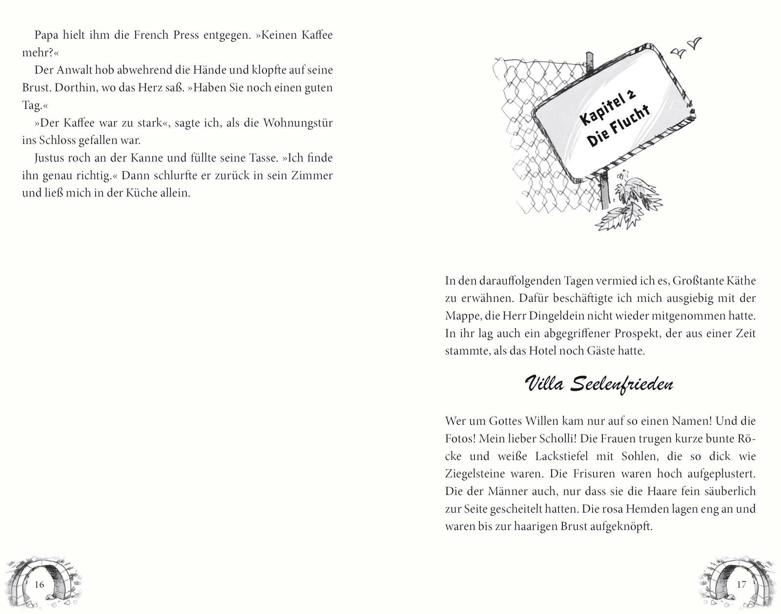 Beispielinhalt (Bild) Finsterbrook - Vier Freunde und ein Höllenhund