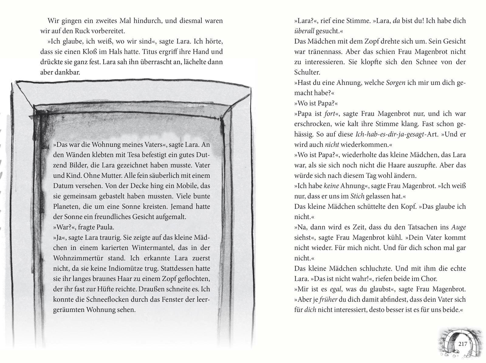 Beispielinhalt (Bild) Finsterbrook - Vier Freunde und ein Höllenhund