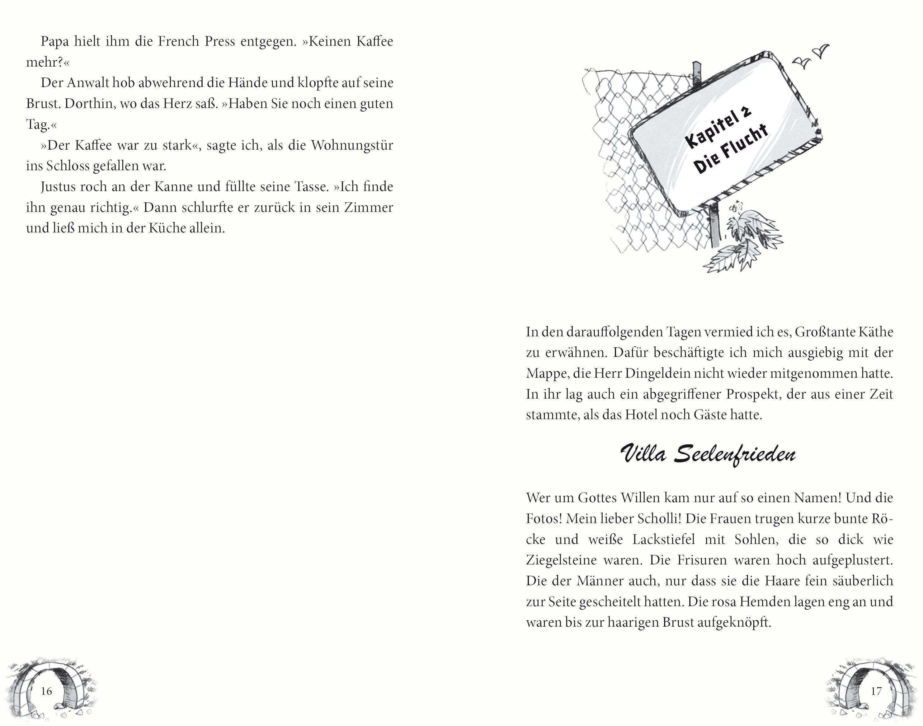 Beispielinhalt (Bild) Finsterbrook - Vier Freunde und ein Höllenhund