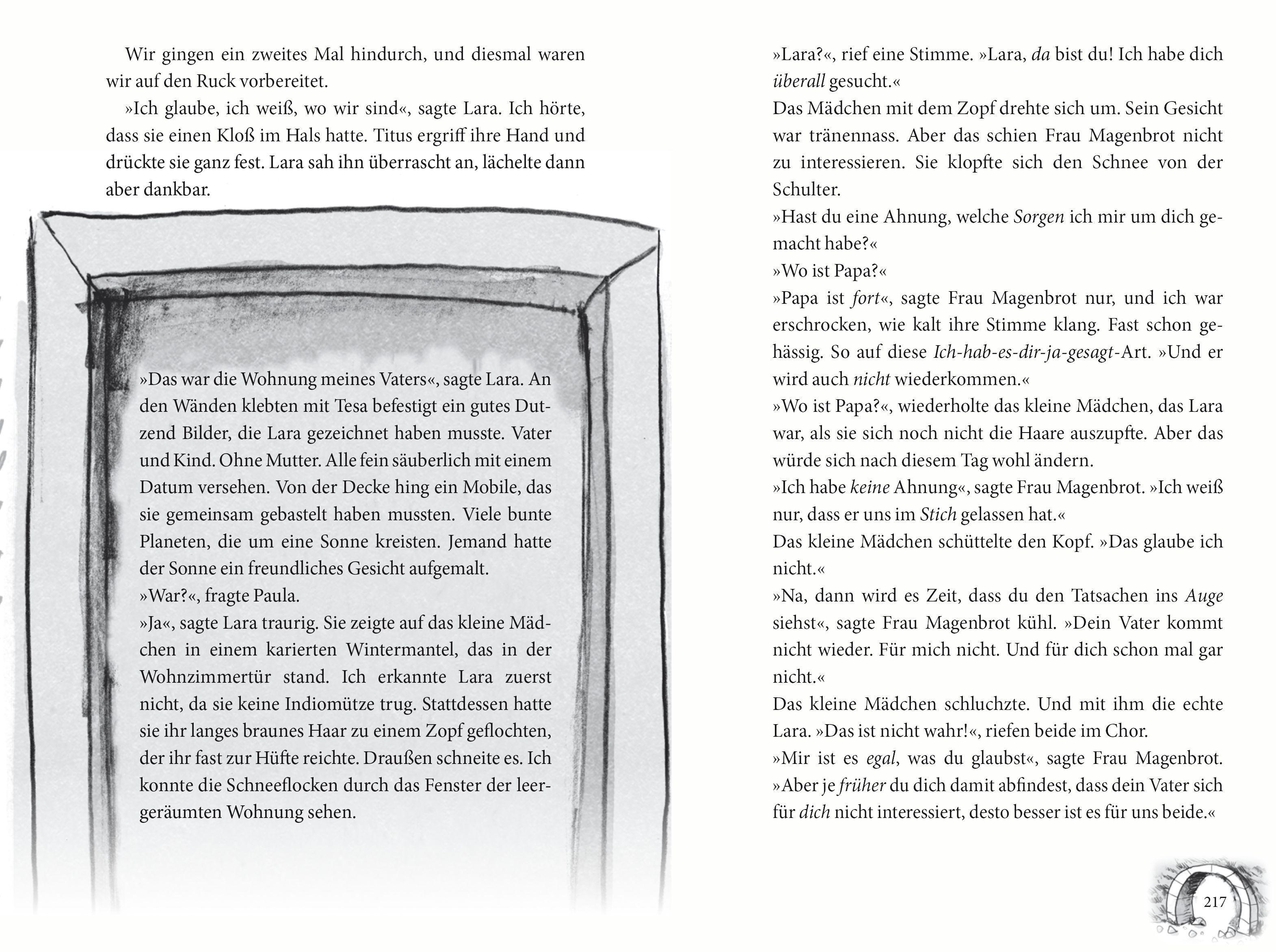 Beispielinhalt (Bild) Finsterbrook - Vier Freunde und ein Höllenhund