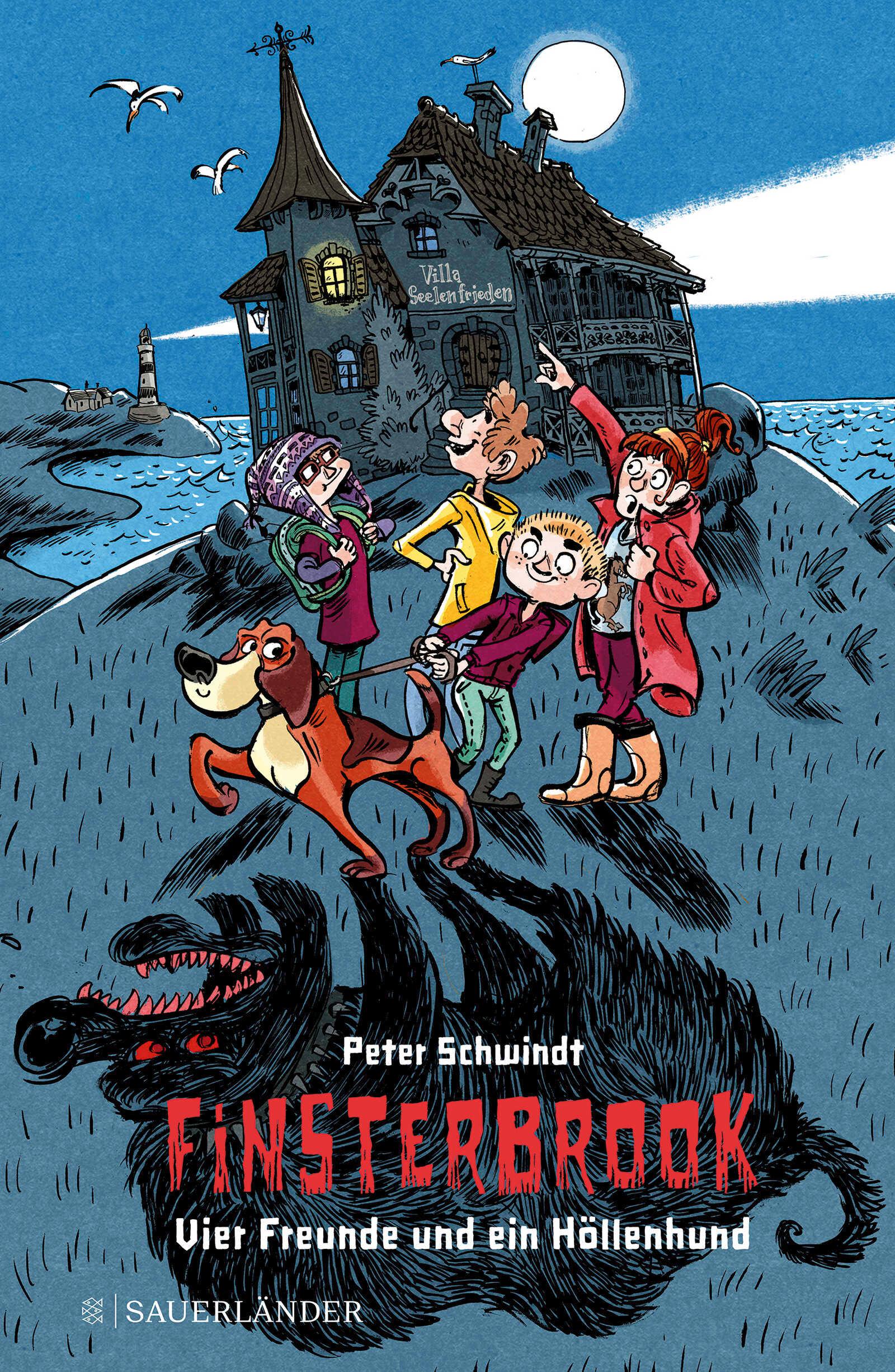 Vorderes Coverbild Finsterbrook - Vier Freunde und ein Höllenhund