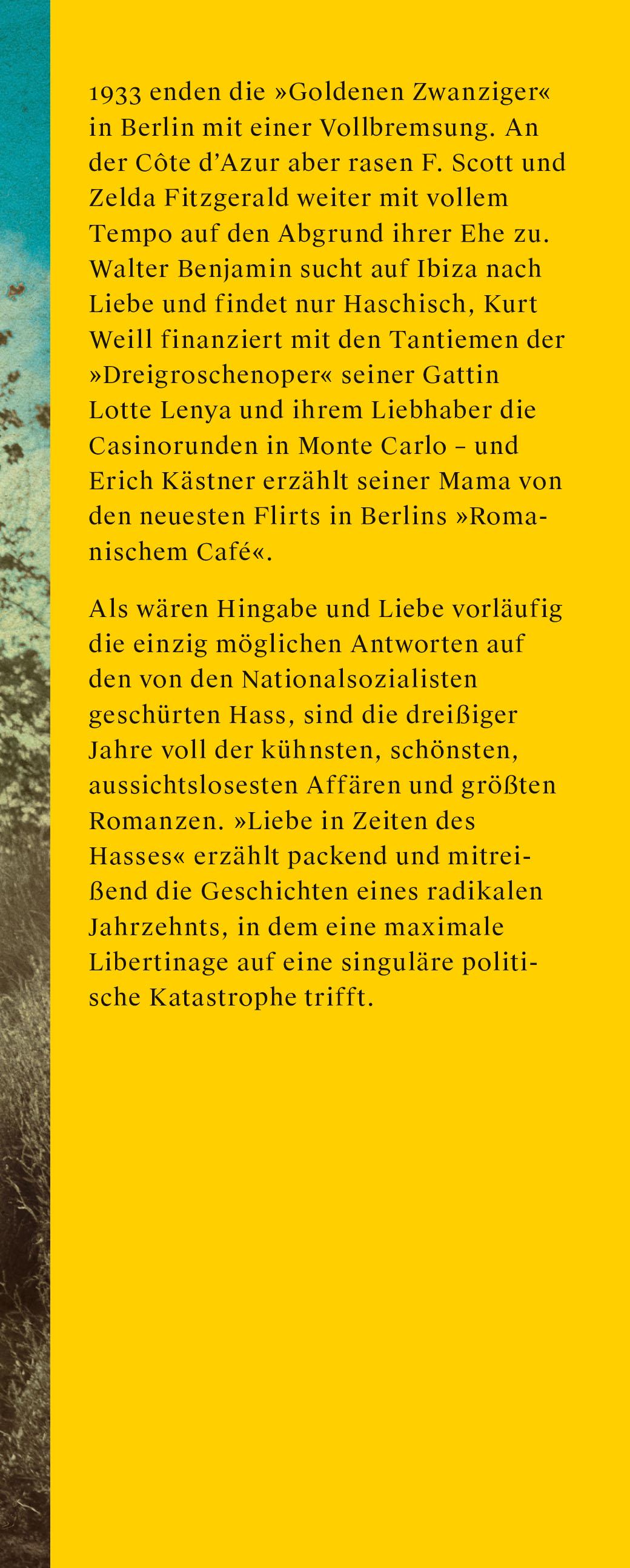 Beispielinhalt (Bild) Liebe in Zeiten des Hasses
