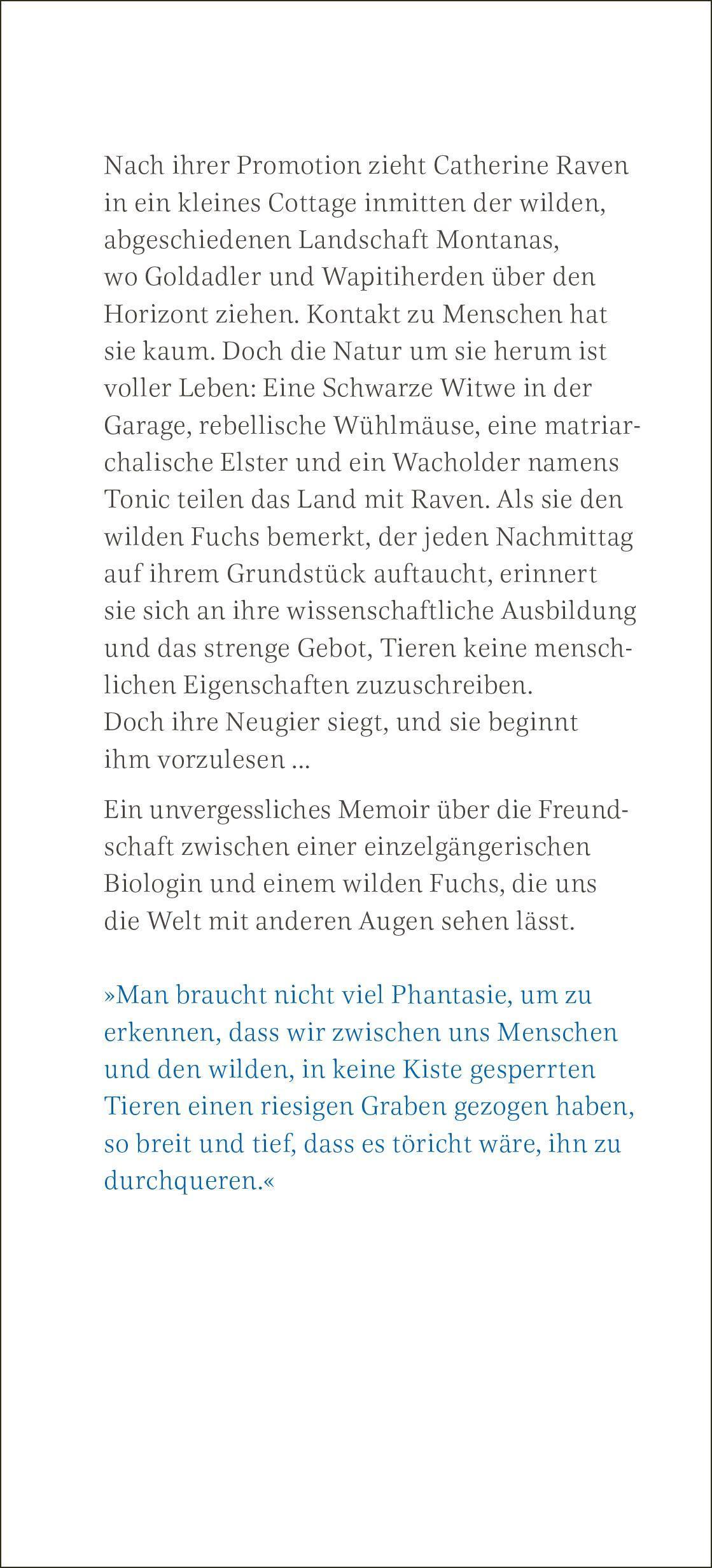 Beispielinhalt (Bild) Fuchs und ich