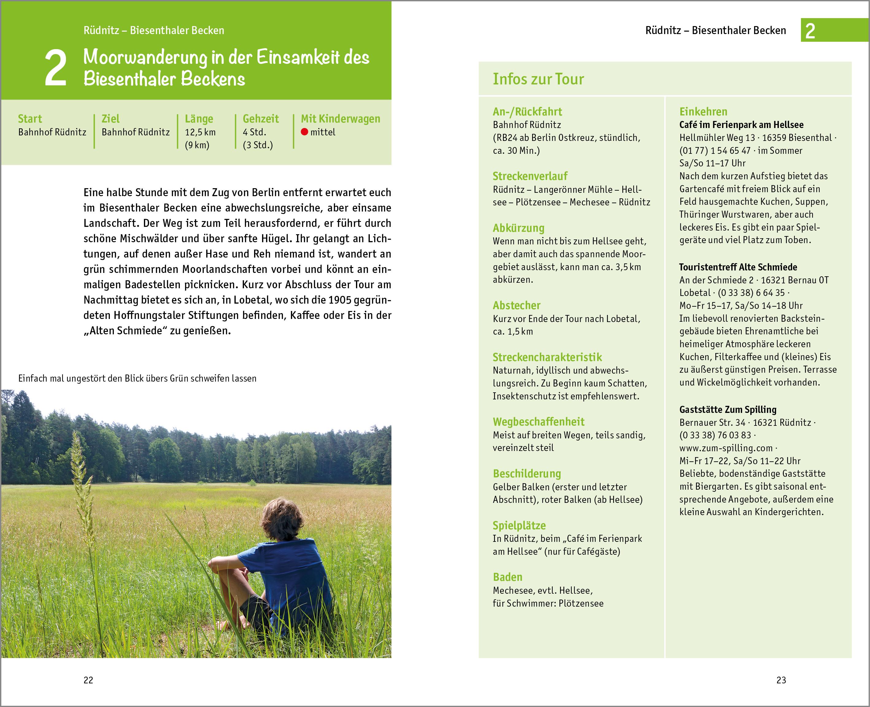 Beispielinhalt (Bild) Wandern mit Kindern rund um Berlin