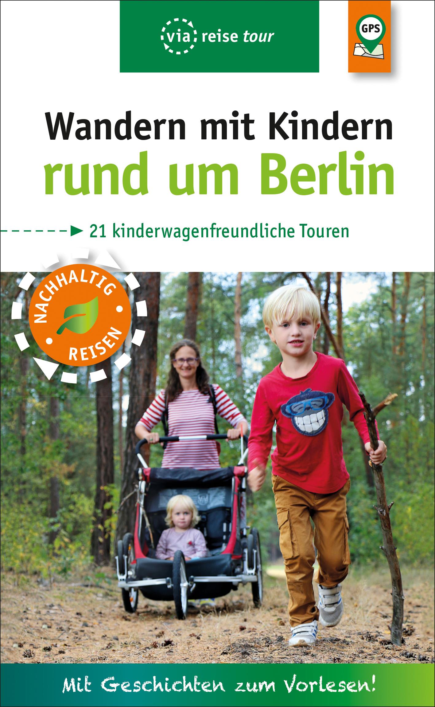 Vorderes Coverbild Wandern mit Kindern rund um Berlin