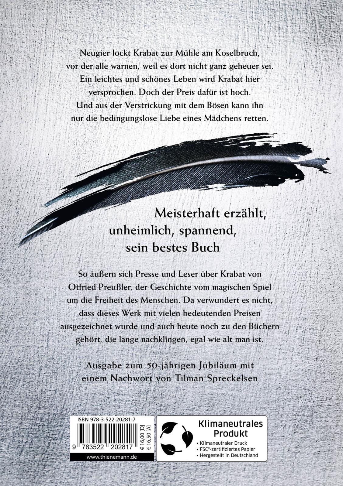 Rückseitencover Krabat: Roman