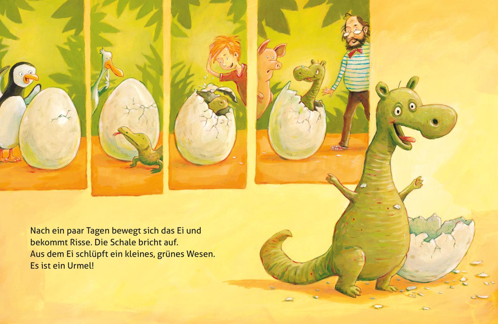 Beispielinhalt (Bild) Urmel: Urmel schlüpft aus dem Ei