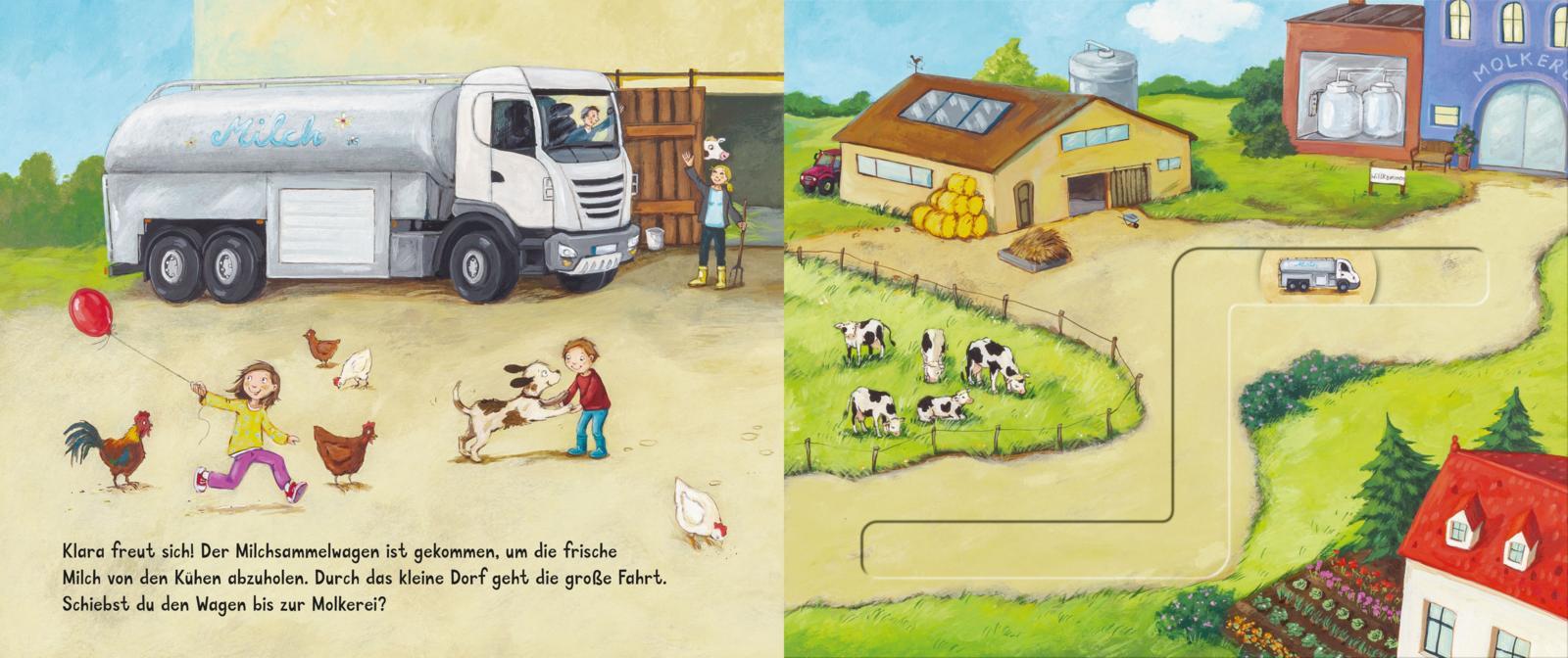 Beispielinhalt (Bild) Fahr mit!: Auf dem Bauernhof