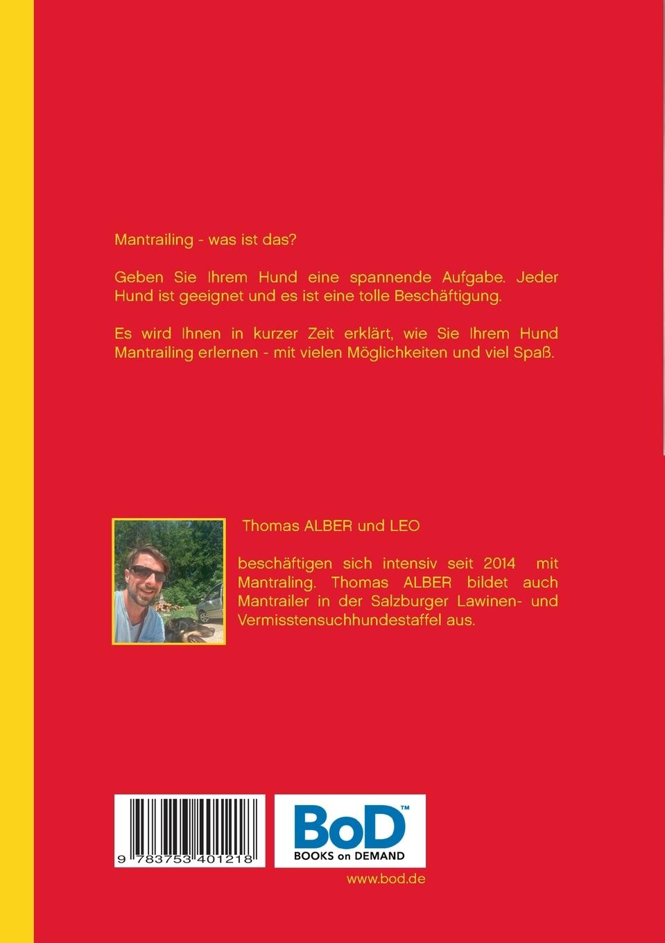 Rückseitencover Mantrailing leicht gemacht