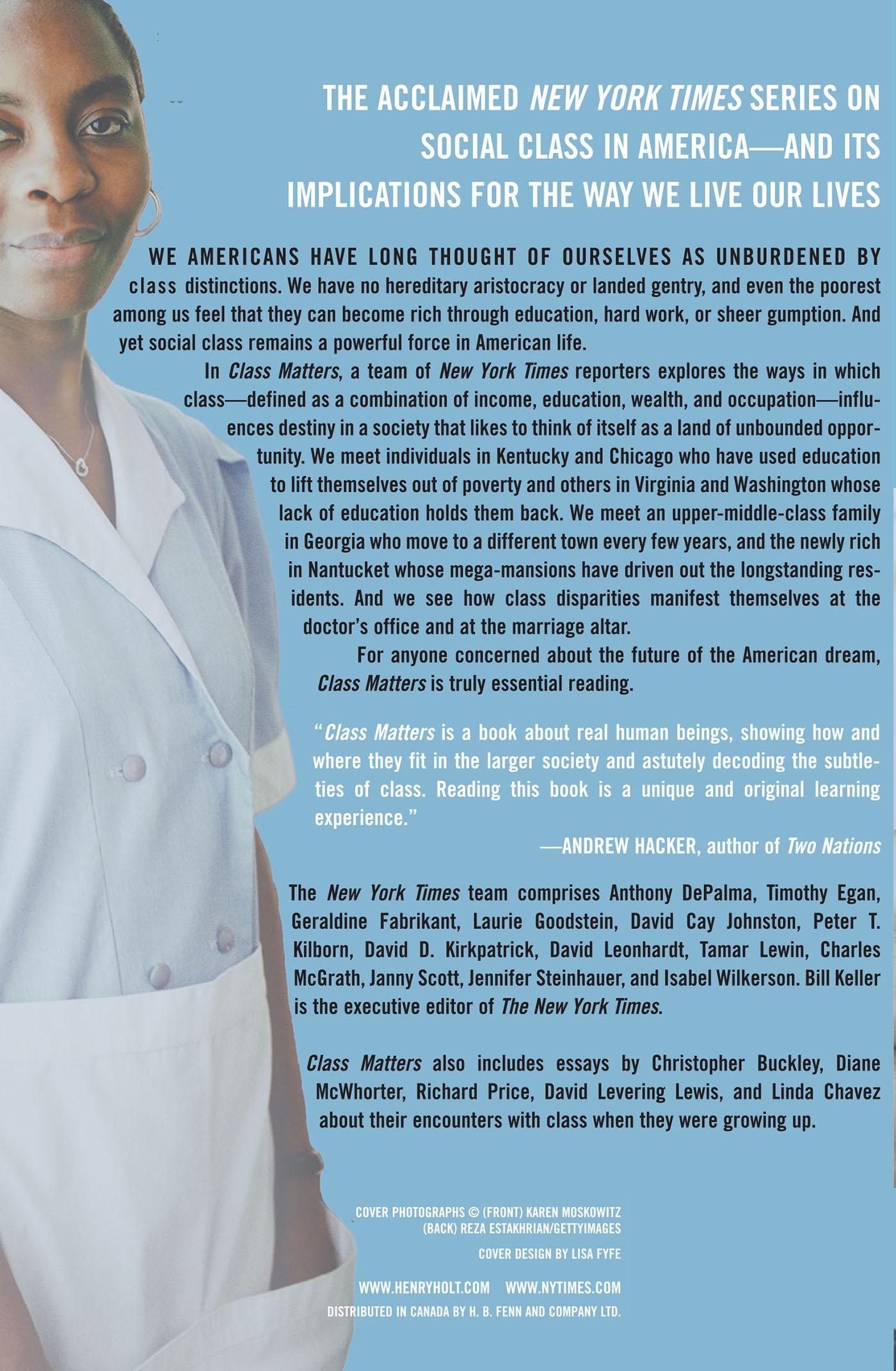 Rückseitencover Class Matters