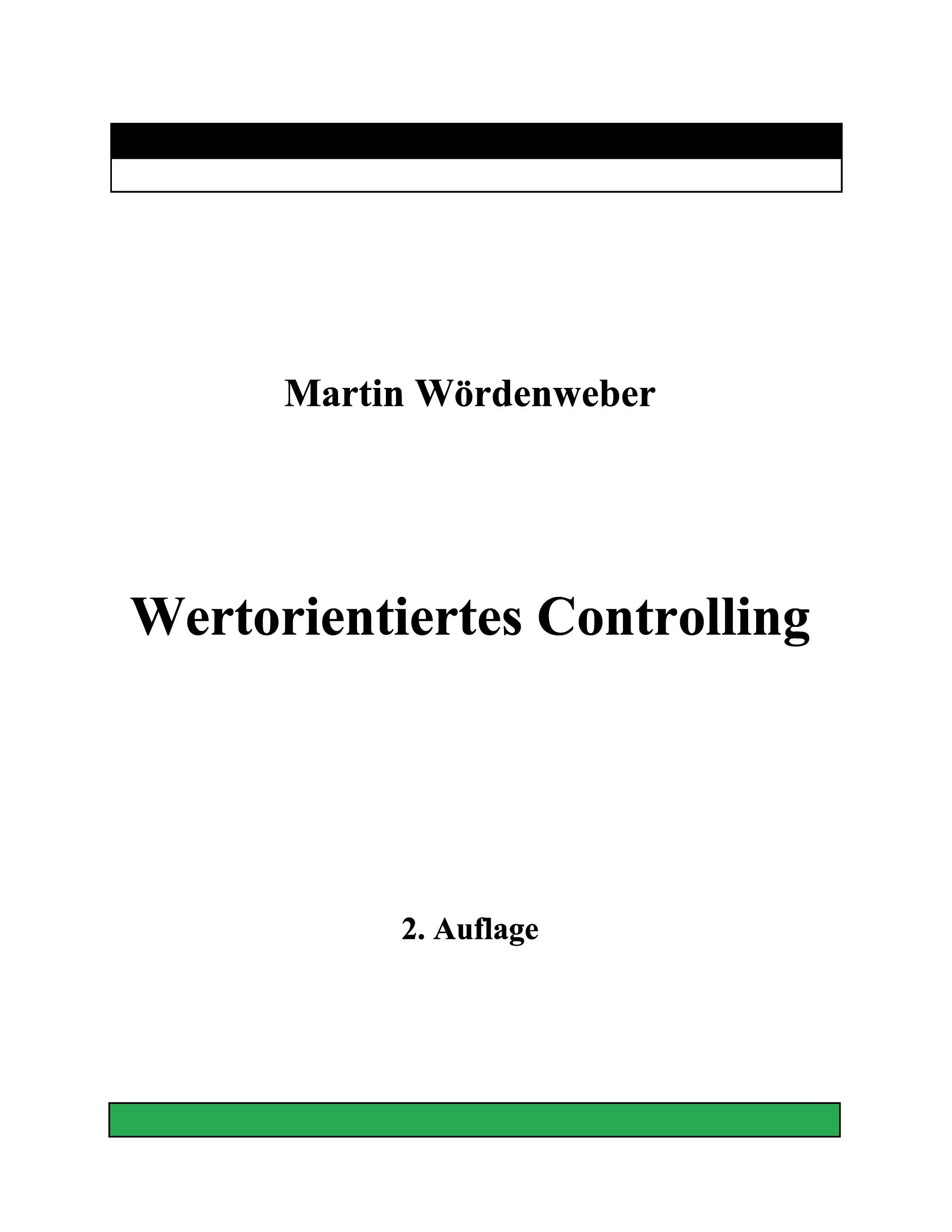 Vorderes Coverbild Wertorientiertes Controlling