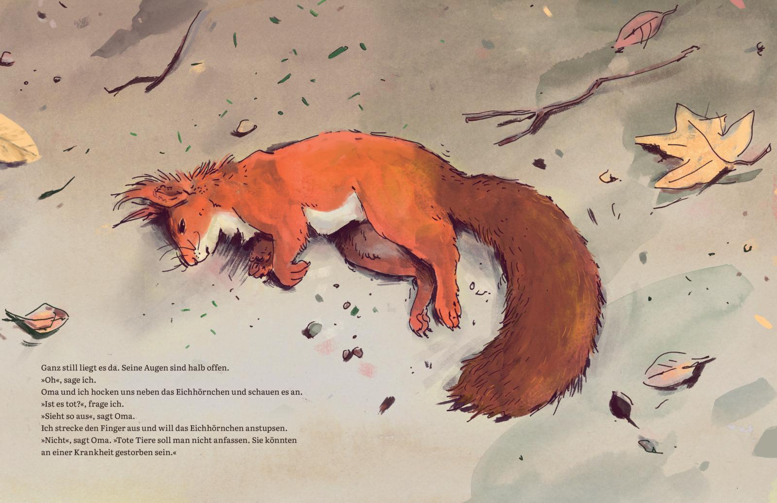 Beispielinhalt (Bild) Mach's gut, Eichhörnchen!