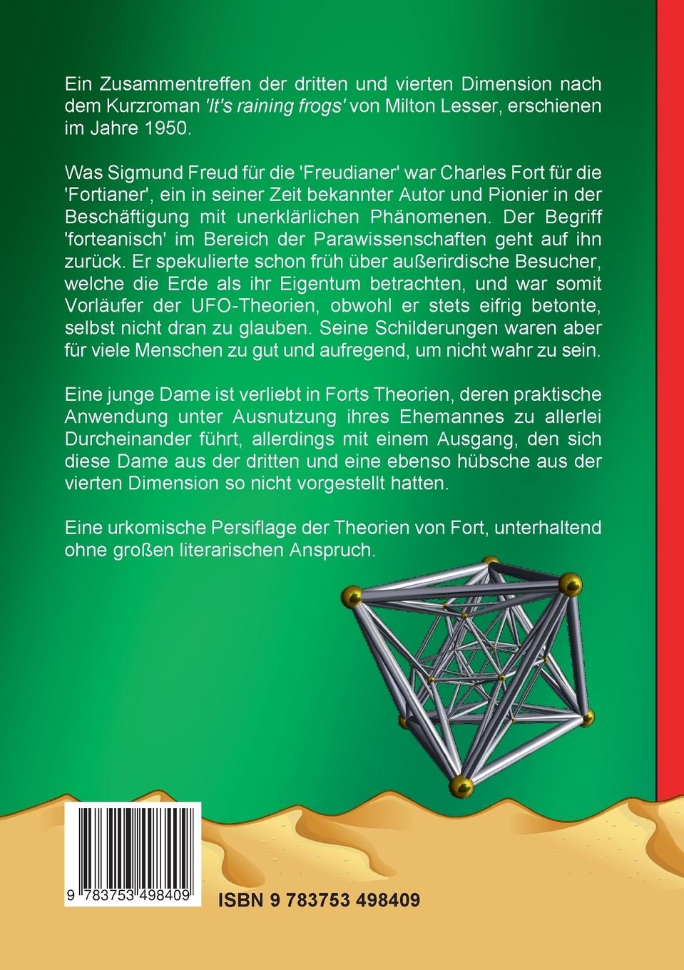 Rückseitencover Es regnet Frösche