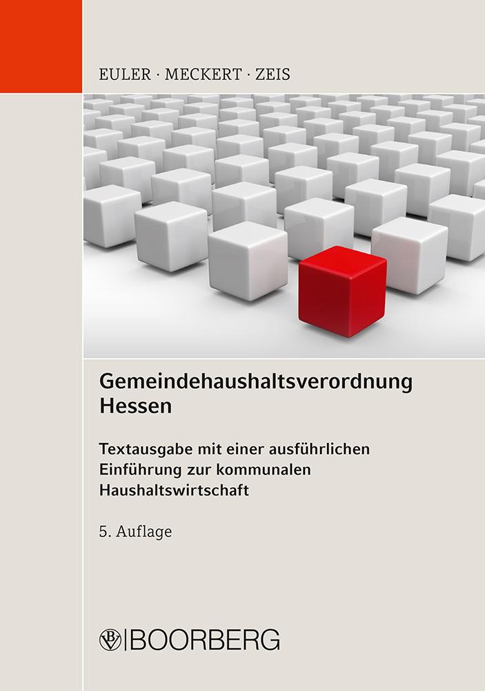 Vorderes Coverbild Gemeindehaushaltsverordnung Hessen