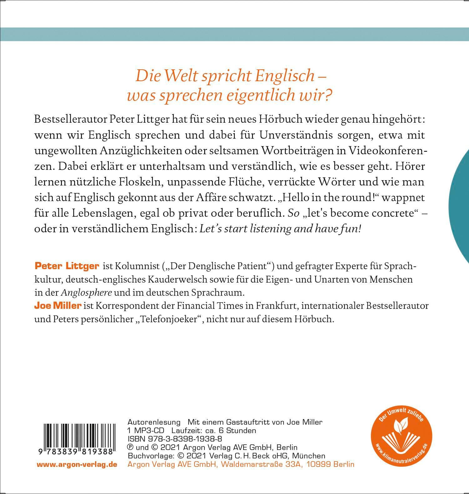 Rückseitencover Hello in the round!