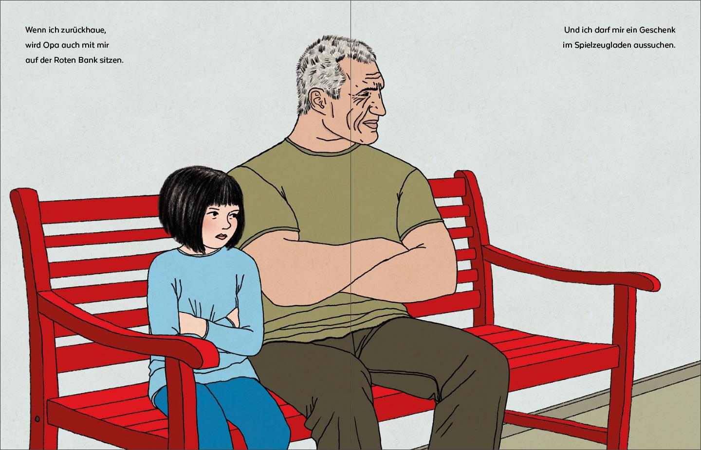 Beispielinhalt (Bild) Pass bloß auf deinen Daumen auf