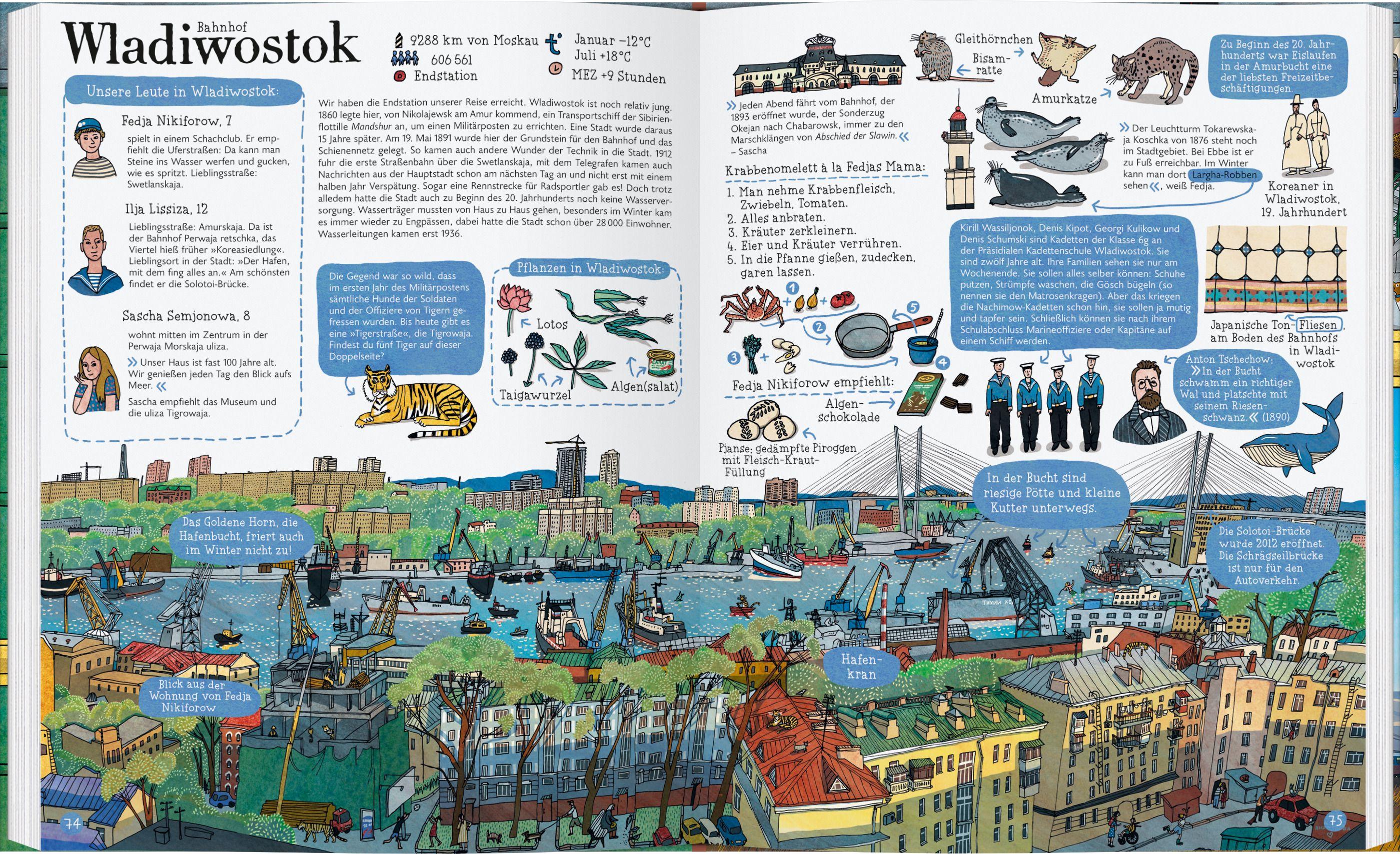 Beispielinhalt (Bild) Von Moskau nach Wladiwostok