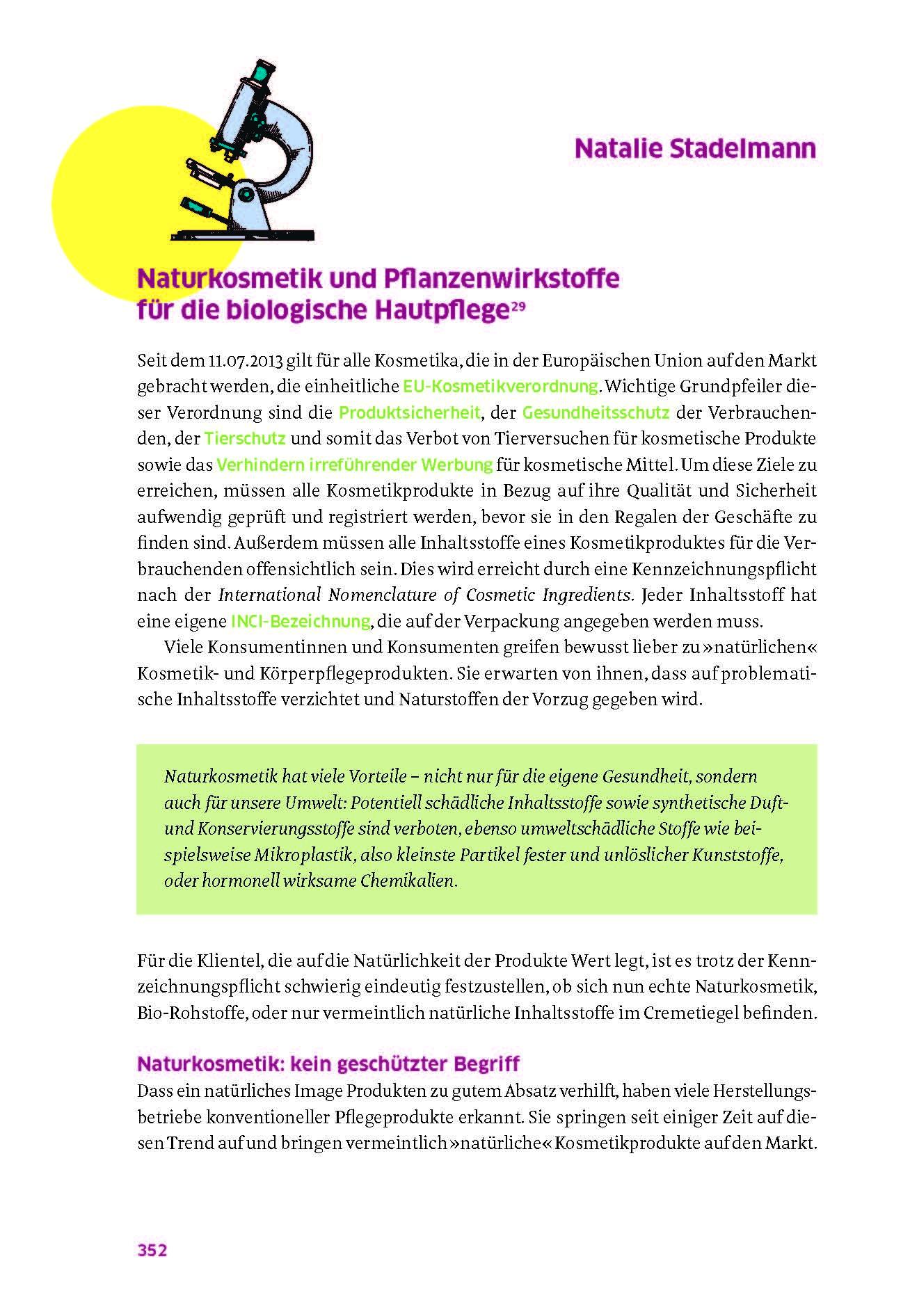 Beispielinhalt (Bild) Das große Buch für die gesunde Haut