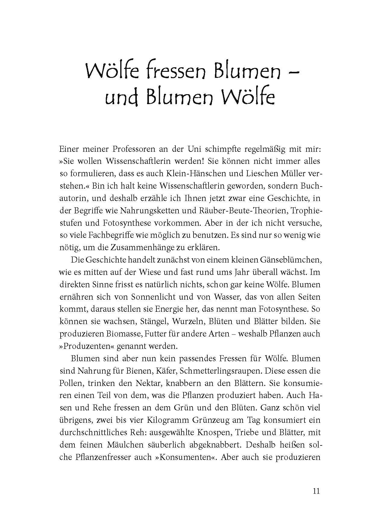 Beispielinhalt (Bild) Nahrungsnetze für Artenvielfalt