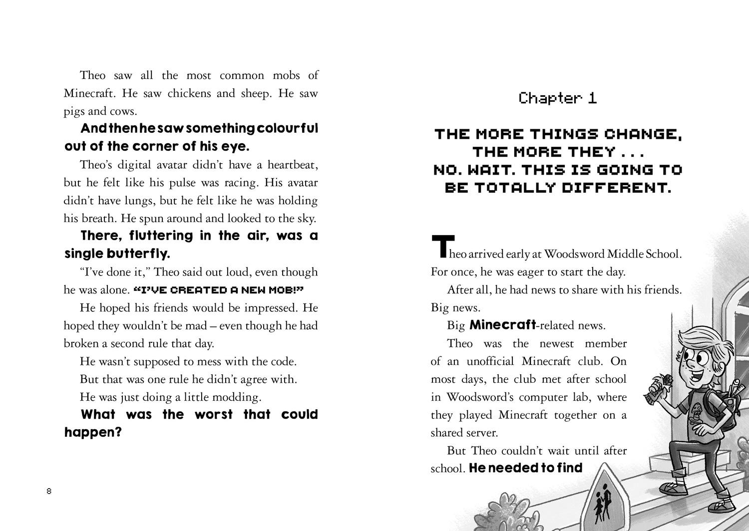 Beispielinhalt (Bild) Minecraft: Crack in the Code!