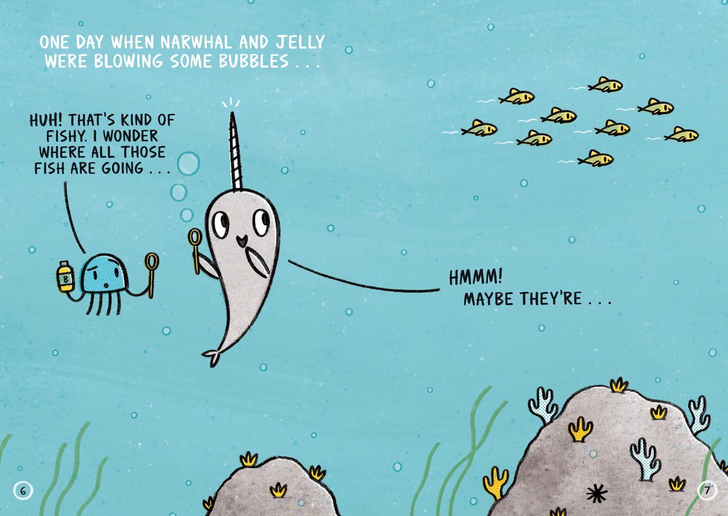 Beispielinhalt (Bild) Narwhal's School of Awesomeness