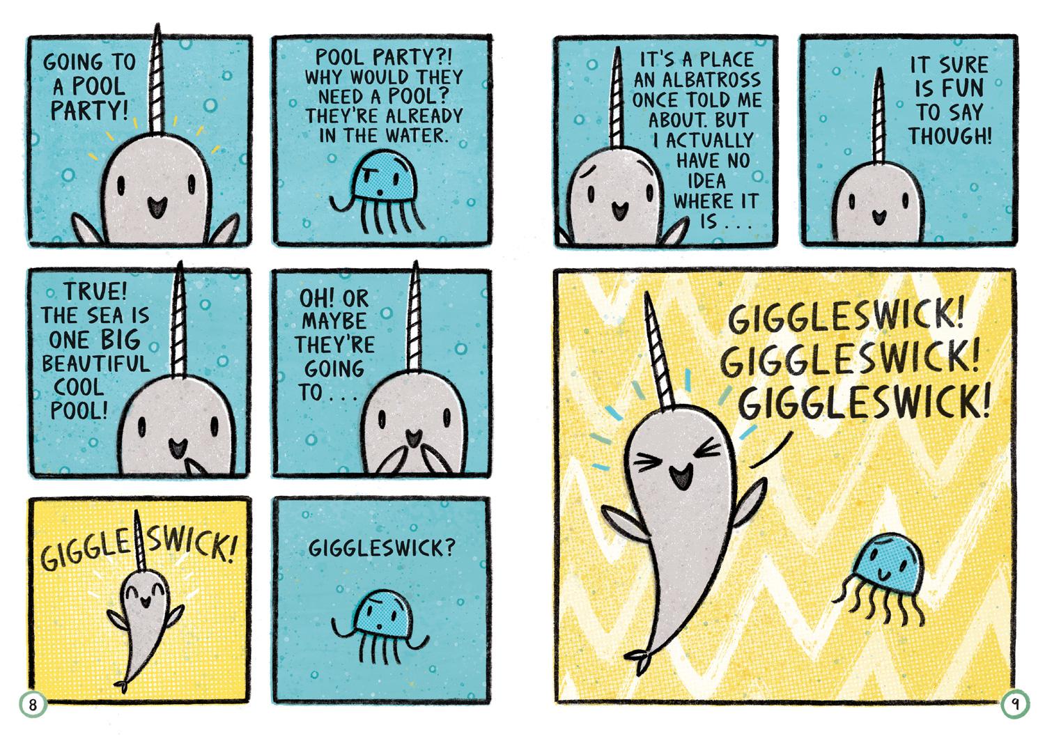 Beispielinhalt (Bild) Narwhal's School of Awesomeness