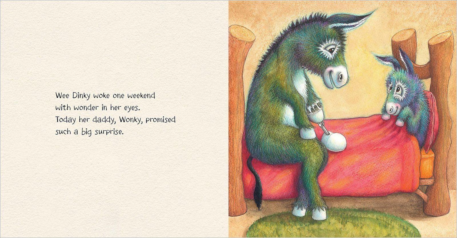 Beispielinhalt (Bild) Wonky Donkey's Big Surprise (PB)