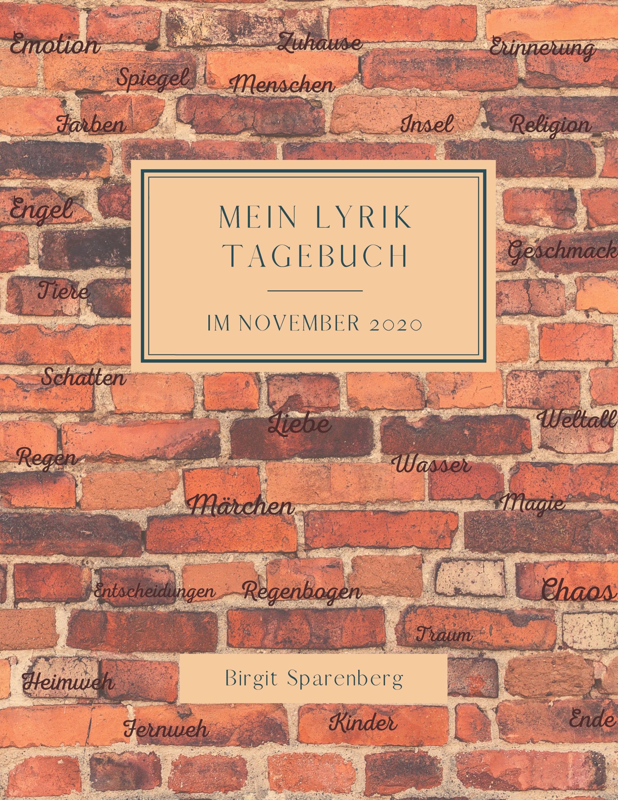 Vorderes Coverbild Mein Lyrik Tagebuch