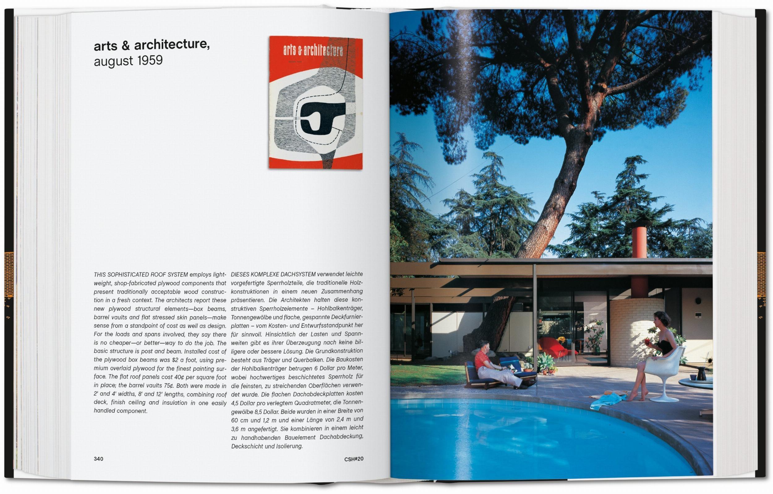 Beispielinhalt (Bild) Case Study Houses. The Complete CSH Program 1945-1966. 40th Ed.