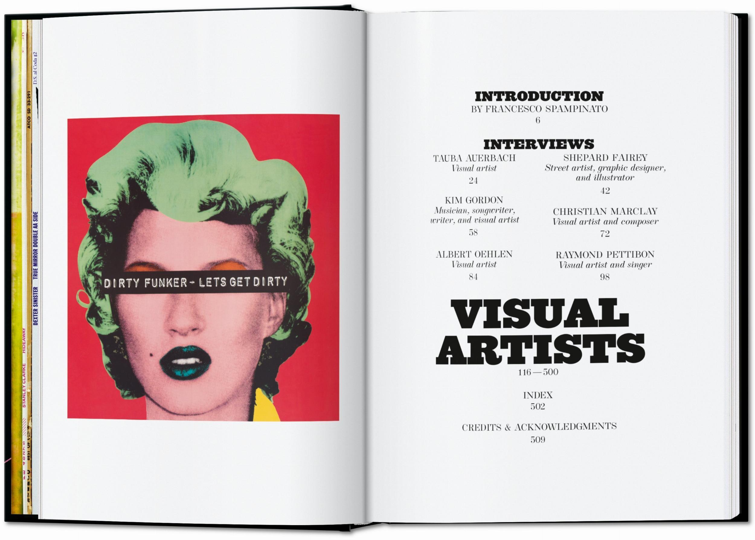 Beispielinhalt (Bild) Art Record Covers. 40th Ed.